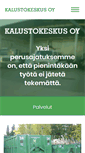 Mobile Screenshot of kalustokeskus.fi