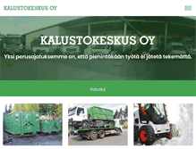 Tablet Screenshot of kalustokeskus.fi